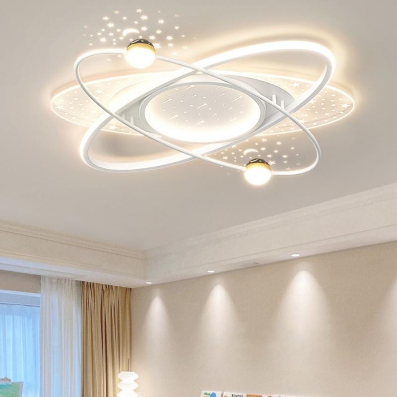 Modern LED Chandelier Light Luxury Starry Sky Home Decor Living Children's Room Bedroom Lamp Indoor Lighting Kids’ Pendant Ligh