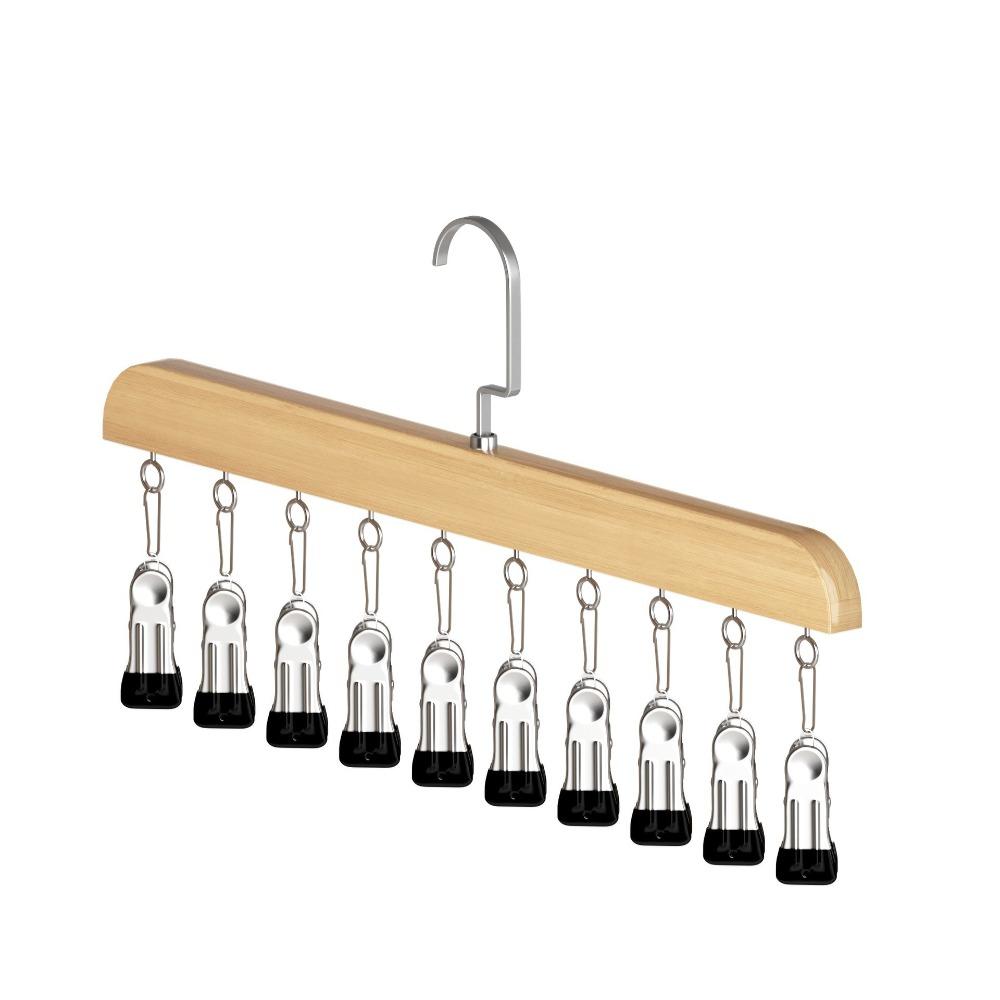 

Высококачественный органайзер для шкафа с 10 зажимами, экономия места, вращающаяся на 360° ножка, вешалки для леггинсов, многофункциональная вешалка для одежды