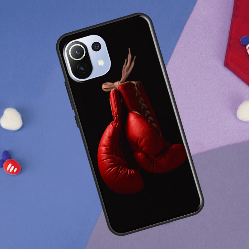 Boxing Gloves Cover For Xiaomi 14 Ultra 13 11T 12T 13T 14T Pro POCO X7 X6 Pro X3 X5 F3 F5 M6 F6 Pro Case