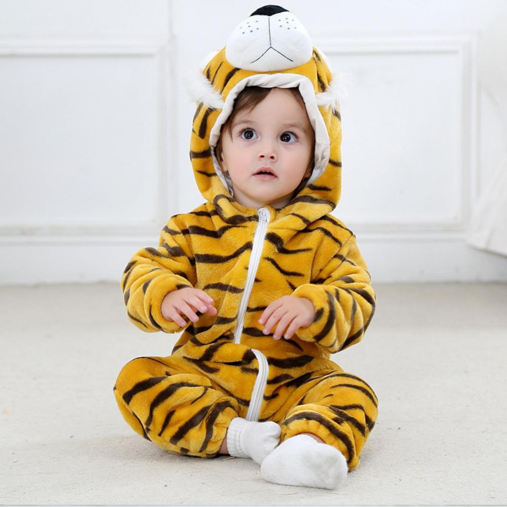 Piżama Onesie Kostium Przebranie Śpiochy Tygrysek Niemowlę 110: 90-95 Cm