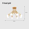 Modern Minimalist Industrial Ceiling Light - Creative Iron Pipe Design for Study, Bedroom, Living Room, or Children's Room