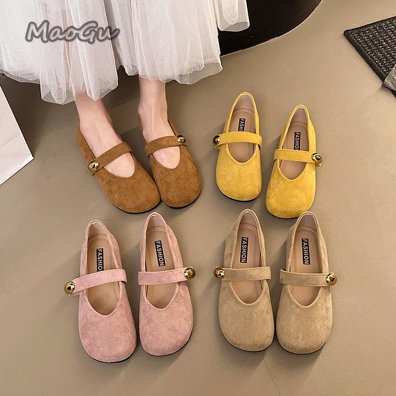 2025 Spring Autumn Footwear Women's Mary Jane Shoes Low Heel Comfortable Pumps Size 35 40 Zapatos De Mujer Ladies Casual Shoes