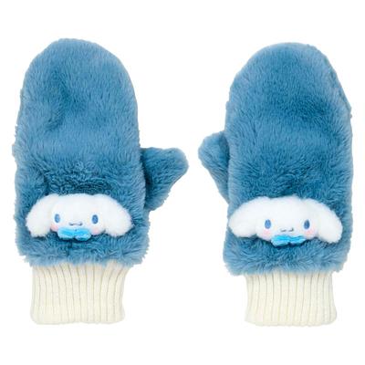 Cinnamoroll Faux Fur Mittens with Mascot 363413