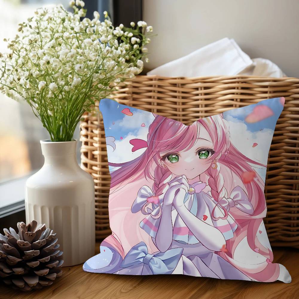 P-Pretty C-Cure Pink Cushion Cover Pillowcase Upholstery Sofa Throw Pillow Home Decor Pillowcas