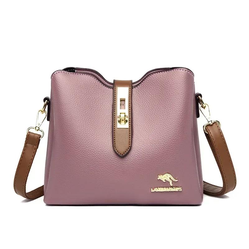 Classic PU women's shoulder bags  crossbody bags  versatile  large capacity  concise  light  luxurious  high quality  new fashion