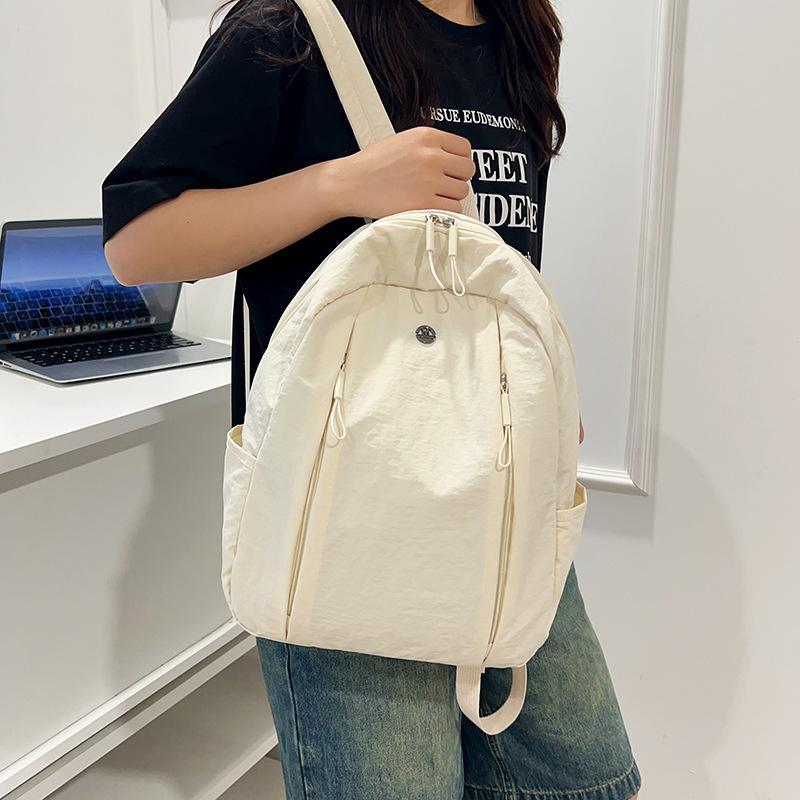 Schoolbag women's backpack wholesale waterproof versatile Korean version backpack women's large-capacity nylon bag simple travel bag