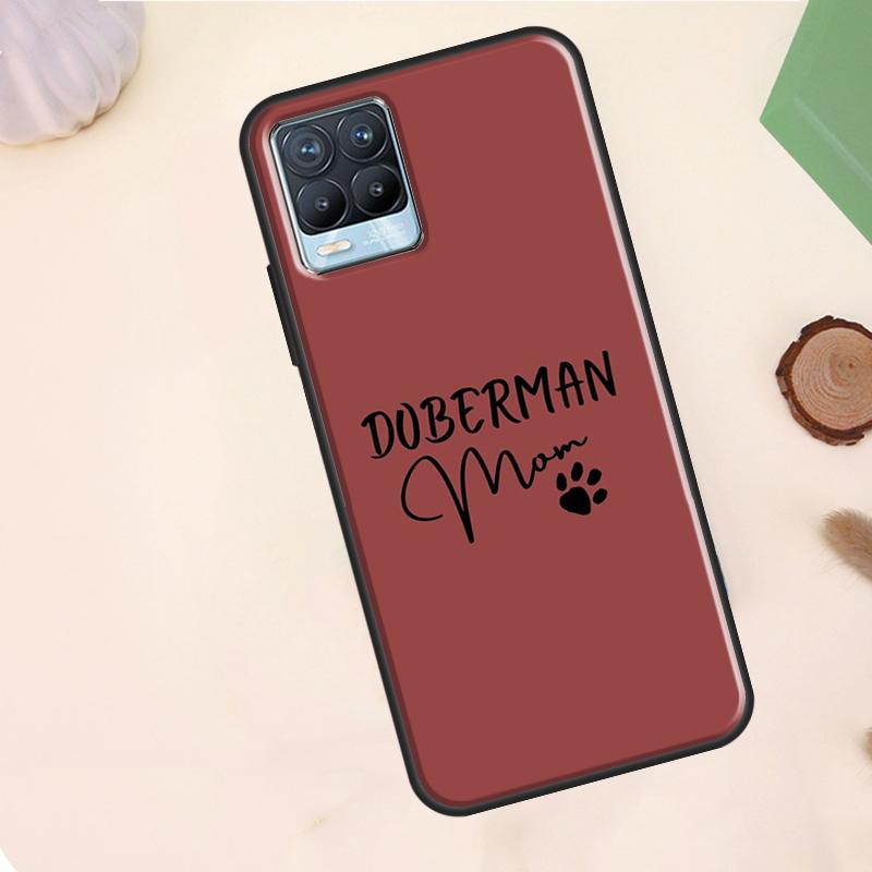 

Cartoon Doberman Dog Case For Realme C63 C61 C65 C67 C75 C55 C51 C53 C35 C71 11 12 13 14 15 Pro Plus GT6 GT7 Pro Realme C71 4G