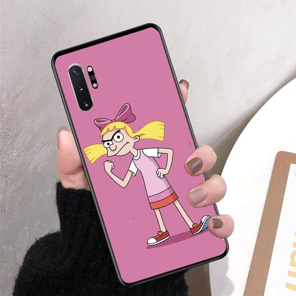 Hey Arnold Helga Bonito Phone Case For Samsung Note 8 9 10 20 Pro Plus Lite M 10 11 20 30 21 31 51 A 21 22 42 02 03