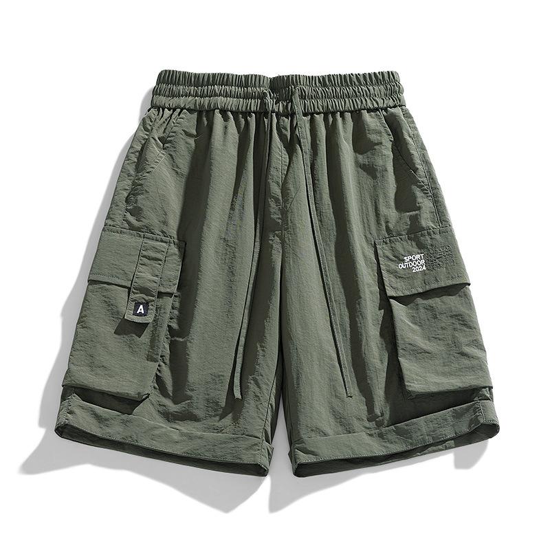 

Летние тонкие брюки длиной пять четвертей, свободные, дышащие, повседневные, универсальные мужские спортивные шорты XXXXXL