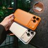 Change to 17Pro/Max Alloy Frame Metal Backplane Glass Lens Film 3 in 1 Case for iPhone 13 14 12 15 16 Pro Max Anti-Drop Cover