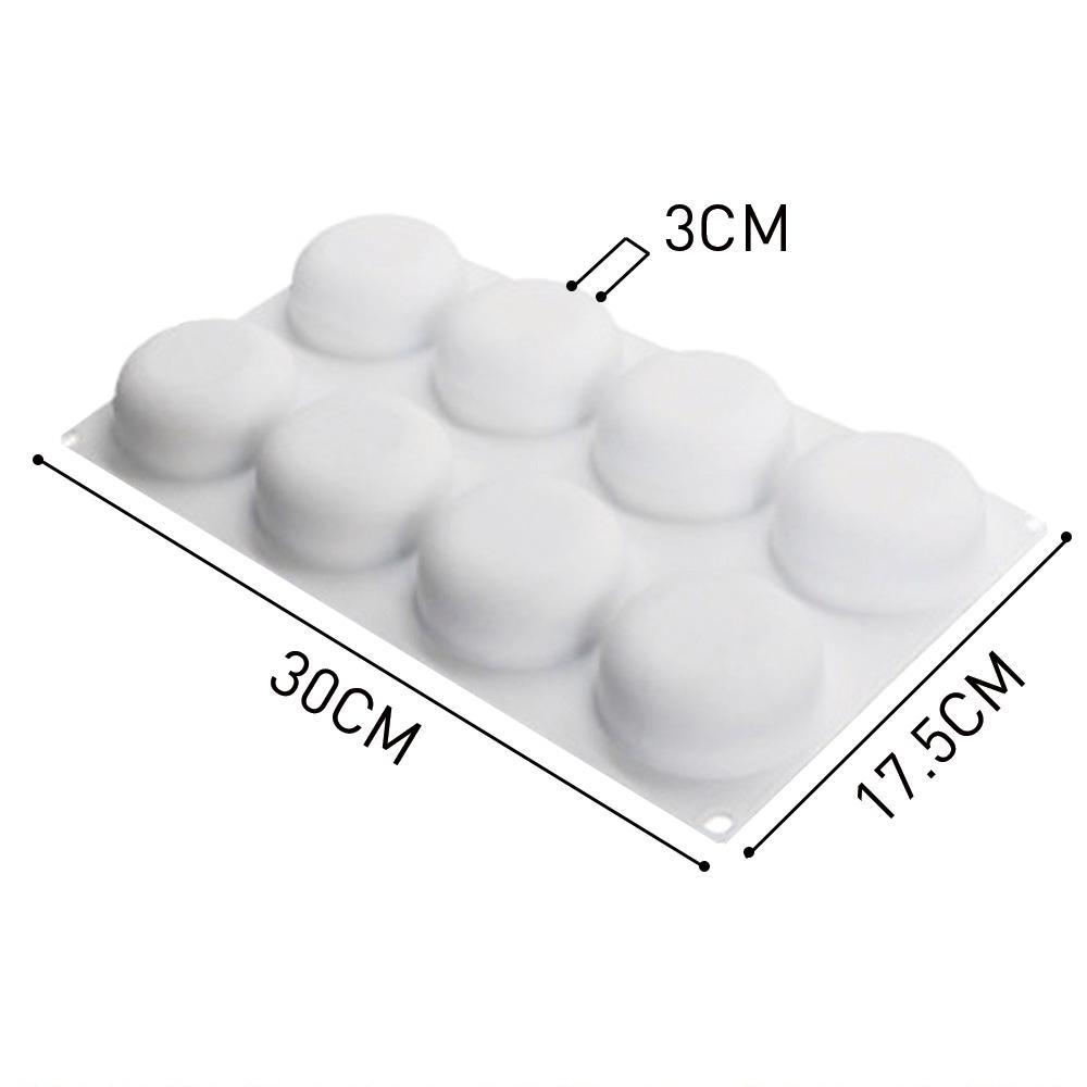 

Плоская форма для торта с 8 отверстиями, шоколадная конфета, десертная силиконовая форма, кухонные аксессуары для выпечки