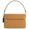 Coach Tabby 26 Gold Metal Logo Leather Shoulder Bag Medium Women shoulder bag Honey-Brown CAF52-B4T7J