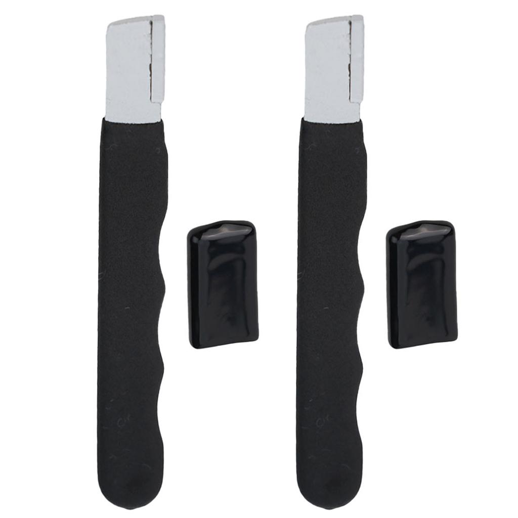 2pcs Metal Pruning Sharpening Stone Hand Held Garden Shear Scissors Sharpener With Lid Pocket Portable Garden Tool Household