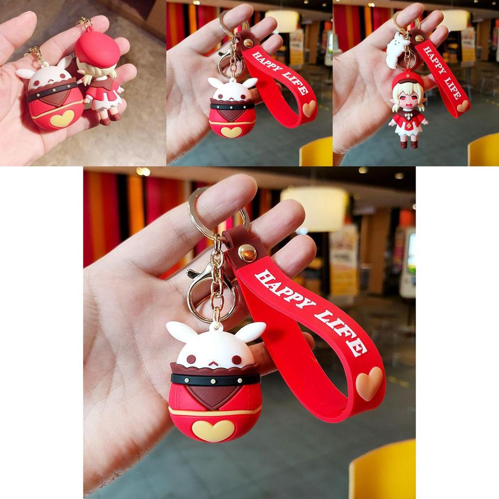 Adorable Genshin Impact Klee Bomb Doll Keychain Perfect For Cosplay And Gifts