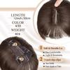 Women's Air Bangs Hair Piece for Concealing White Hair and Adding Volume