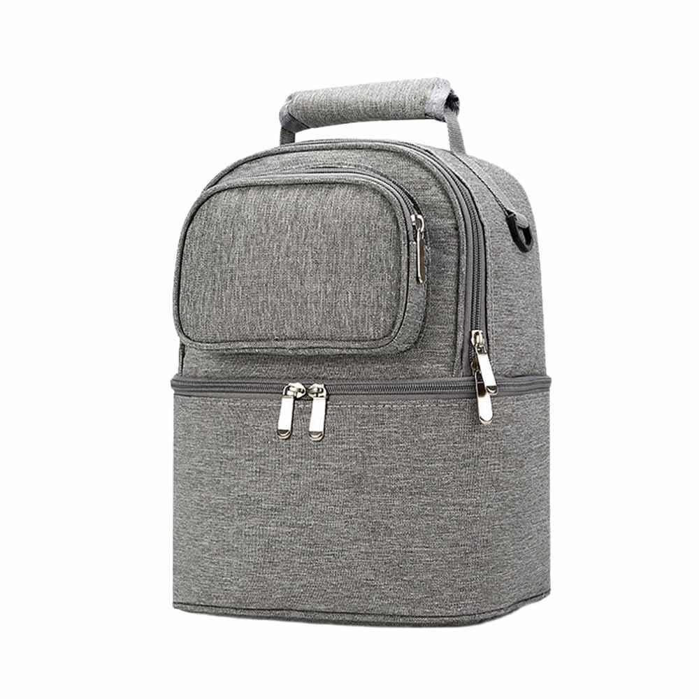 Large Capacity Breastmilk Cooler Bag Double Layer Baby Food Backpack Maternity Backpack  Maternity