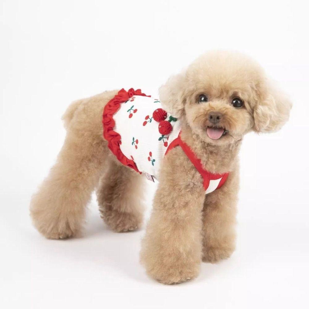 Soft Pet Clothes Fashion Cat Princess Skirt Pet Dresses Little Dog Strap Autumn