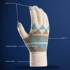 Thickened Knitted Gloves Touchscreen Five Finger Gloves Finger Separated Warm Gloves  Autumn Winter
