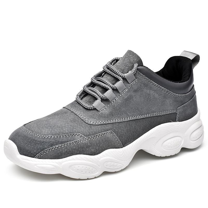 

Летние универсальные модные кроссовки, повседневная студенческая обувь для скейтборда, дышащая обувь 44 серый