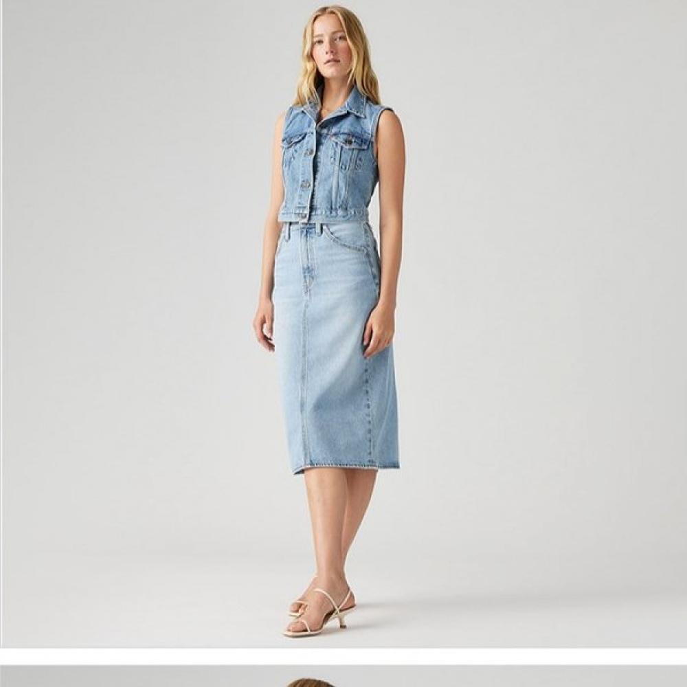 Levi S Women S High riSe Slit Skirt 001vh0001 61(24)