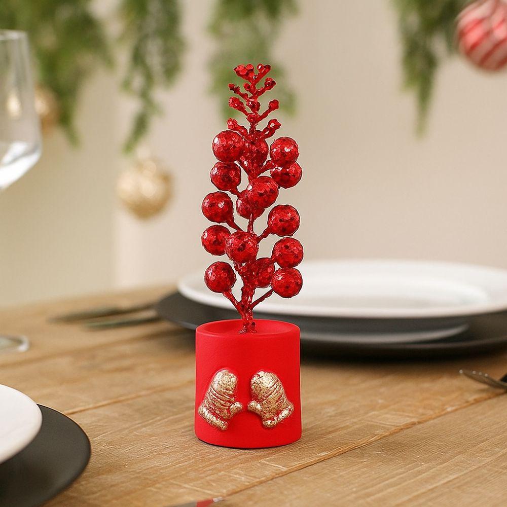 13 Head Christmas Fruit Twig Ornament Sequins Christmas Tree Figurines  Christmas Season