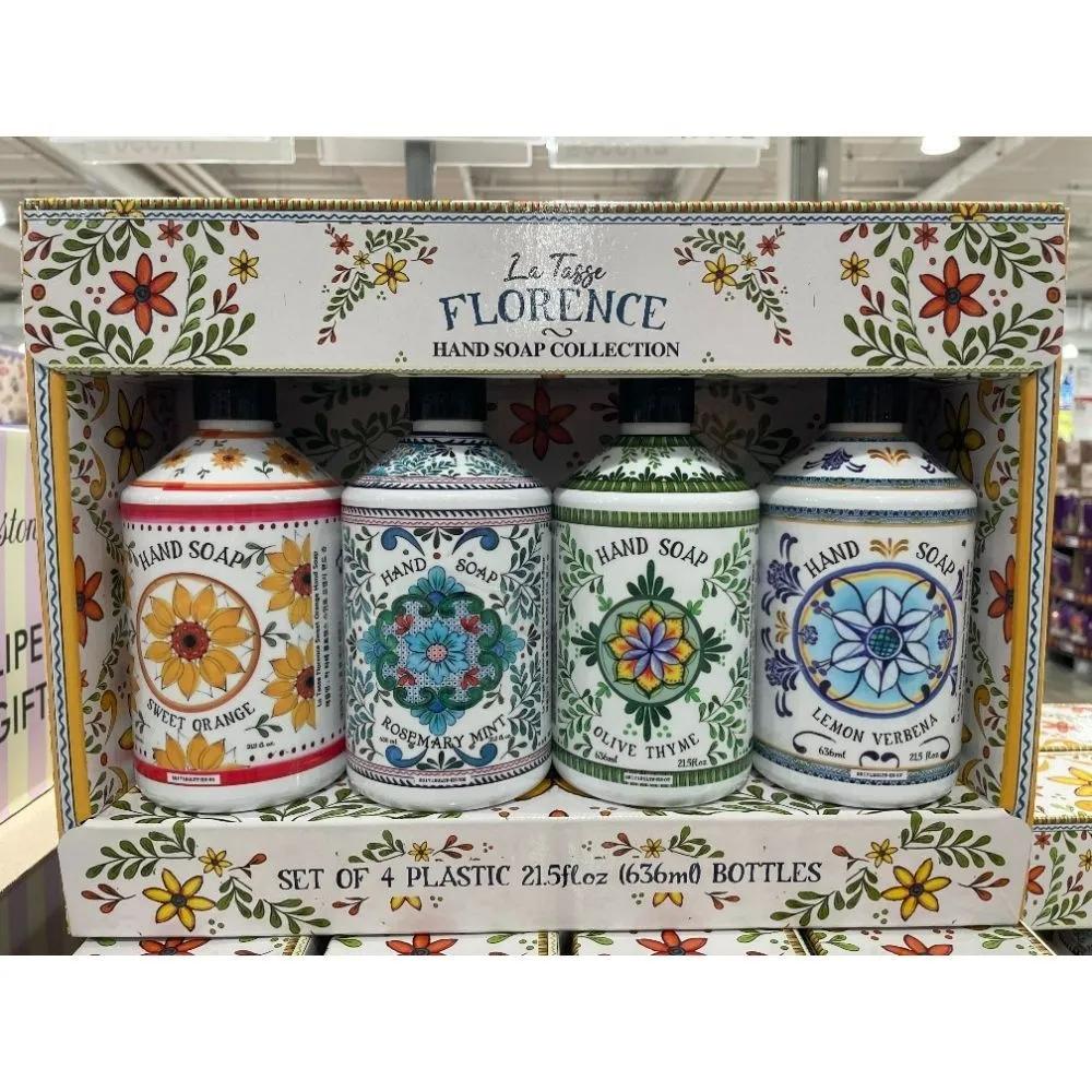 La Tasse Florence Hand Soap 4-Piece Gift Set