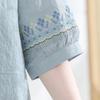 LangSha Women's Summer Cotton Linen Two-Piece Outfit
