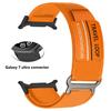 For Samsung Galaxy Watch Ultra 47mm Watch Band Adjustable Loop Fastener Nylon Strap