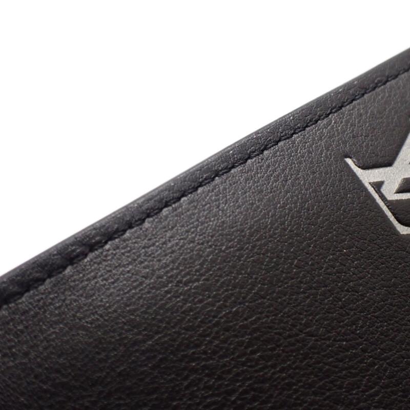 LOUIS VUITTON  M83190 Purse black/Silver Calfskin mens