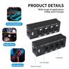 RJ45 To 4 Channel 3Pin XLR Ethernet Adapter 1 Pair Network Cable Extender for Stage Sound Lighting Audio Recording Studio