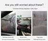 2/5 Pcs Car Side Rearview Mirror Waterproof Anti-Fog Film Side Window Glass Film ProtectExterior Parts Car Glass Accessories