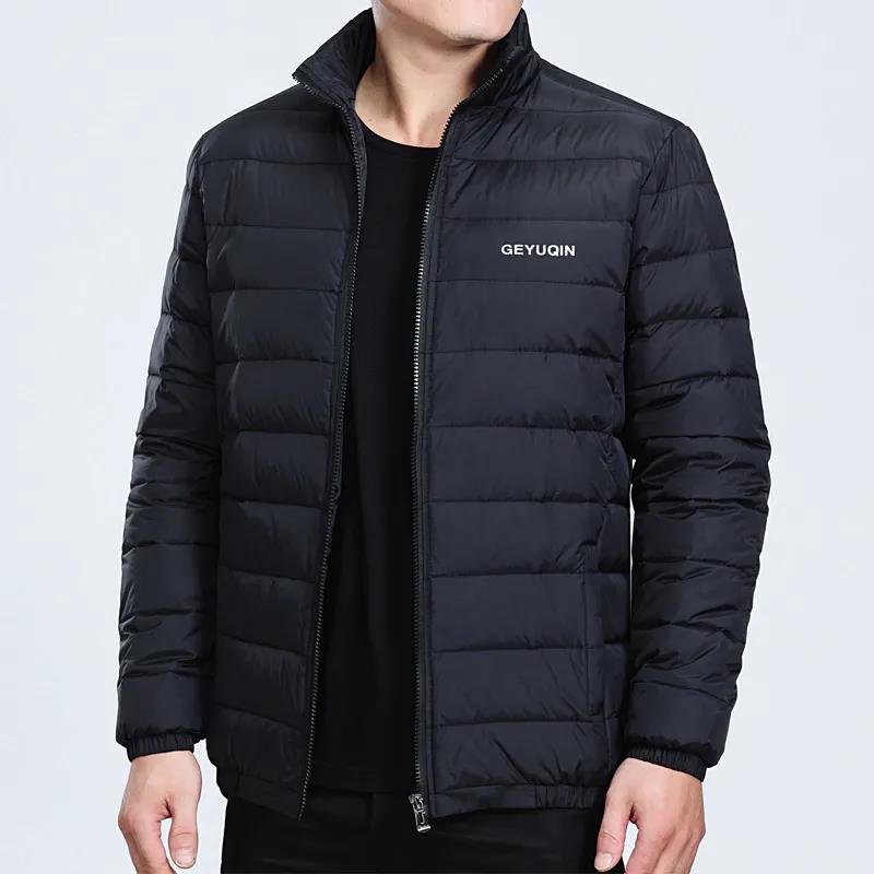 Inner Thin Down Coat Men's Down Jacket Winter Warm Jacket White Duck Down Padded Coat
