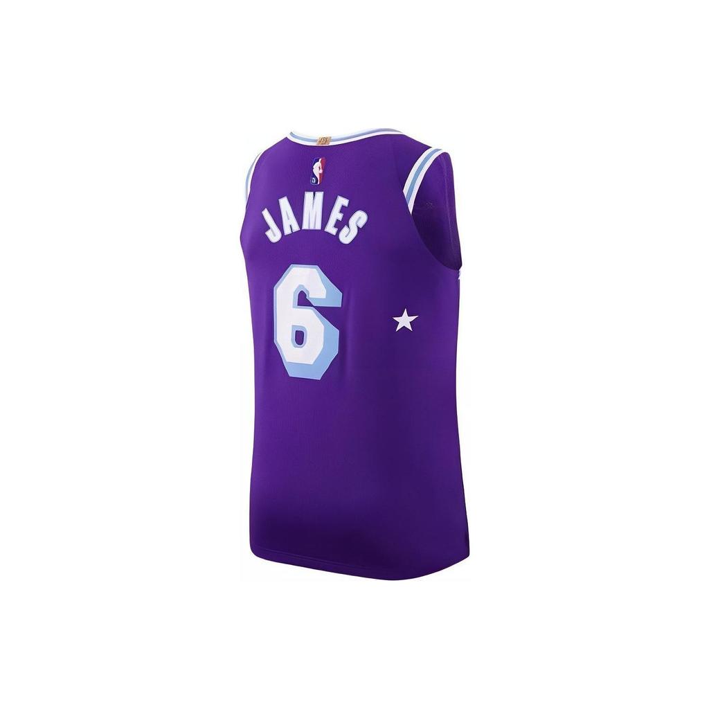 Nike NBA Lakers Lebron James Tricou Ediție Oraș Mov V1 Bărbați Streetwear DB3635-506