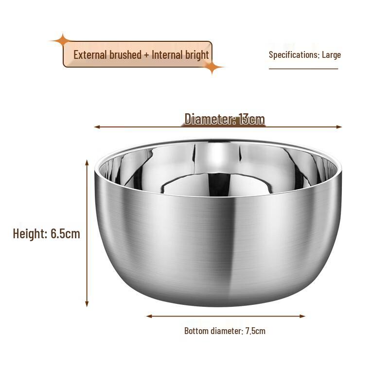 abay Пищевая миска из нержавеющей стали 316