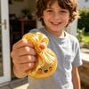 Gestoomd Broodje Stressbal, Zacht TPR Kneedspeeltje in de vorm van een Dumpling met Mini Broodje Binnenin, Langzaam Rijzende Fidget voor Volwassenen