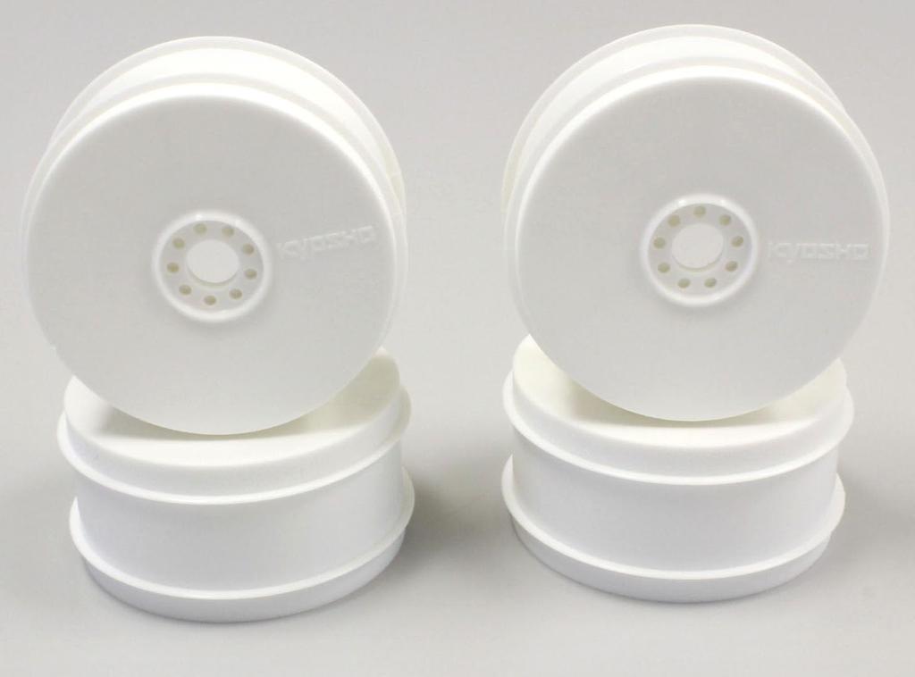 Kyosho Dish Wheels IFH006WB (4-Pack/White/MP9 TKI4)