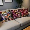 Kimetsu No Yaiba Büro Kissenbezug Autokissenbezug 45X45CM Lendenkissenbezug Sofa Kissenbezug