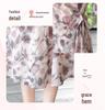 Elegant & Dignified Chiffon Short-Sleeved Dress for Middle-Aged Women - Summer 2026 Collection
