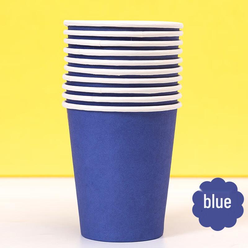 DYMAYKI Thickened Colored Disposable Paper Cups