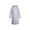 Neo Damen Super Daunen Puff Winddicht Warm Lässig Sportlich Einfarbig Kapuzen Daunenjacke Winter Damenjacke Helllila GJ8809