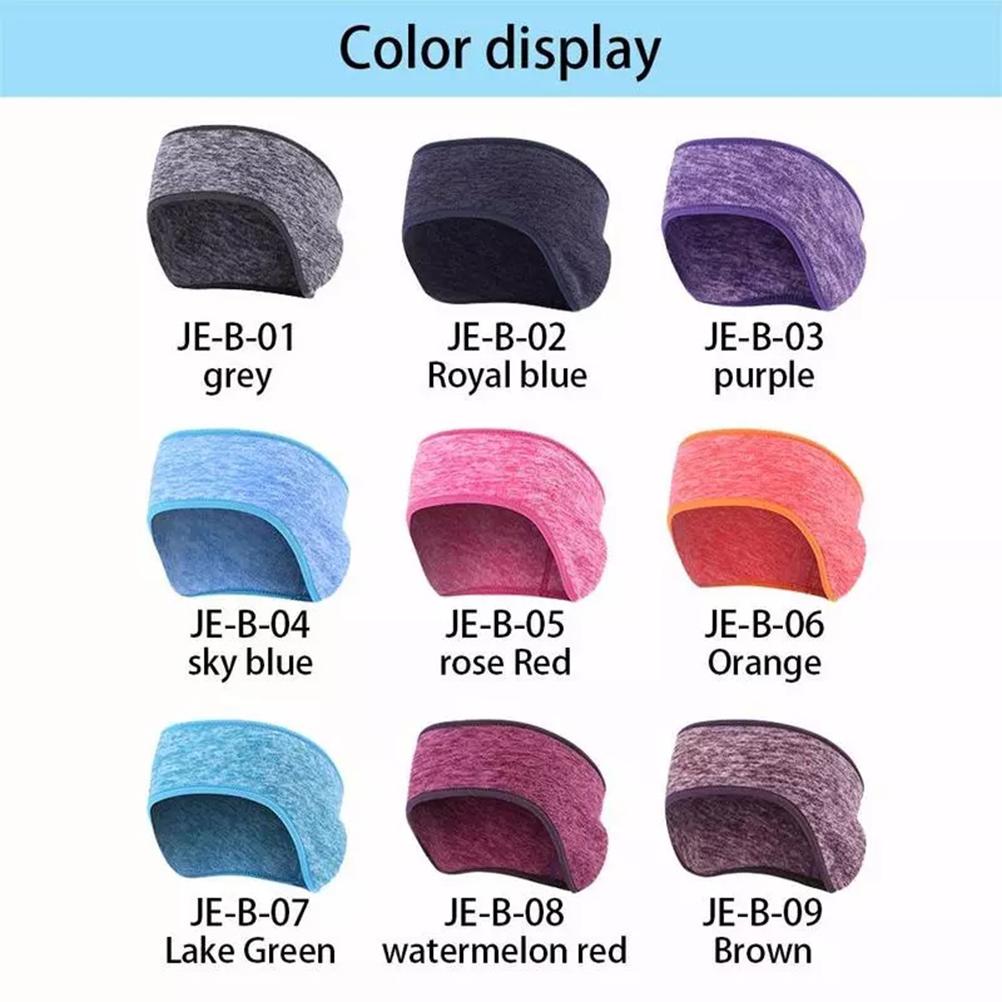 Hřejivá čelenka na uši pro muže a ženy Podzimní a zimní termální sportovní chrániče uší Elastická čelenka na jogging, běh