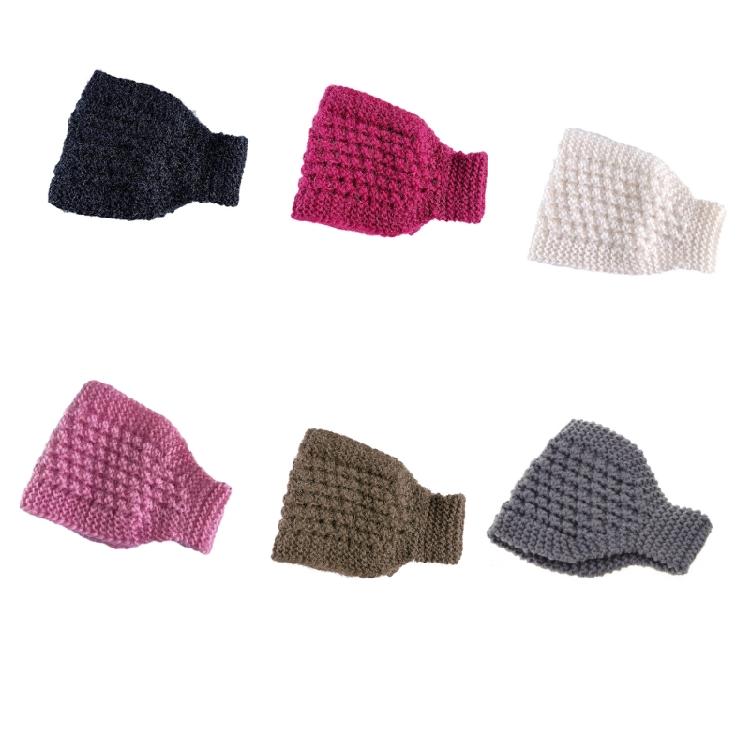 Woman Thicken Knit Hairband Wide Headband Earmuffs Hat for Girls Shopping