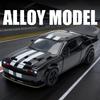 Dodge Challenger Hellcat Toy Car for 1: 32 Scale Die Cast Metel Cars Toy Pull Back Hellcat Model Cars With Sound and Light Hellc
