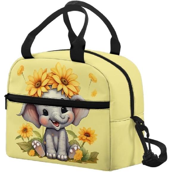 Kawaii Erdbeer-Katze Lunchtasche für Mädchen Kinder 8-10 10-12 Isoliert Lunchbox Tragbar Kühlbox Lunchbag Tragetasche Handtasche Mahlzeitenvorbereitung Organizer Arbeit Schule