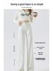 High-Waisted Slimming White Jeans for Women - 2024 Autumn/Winter Edition