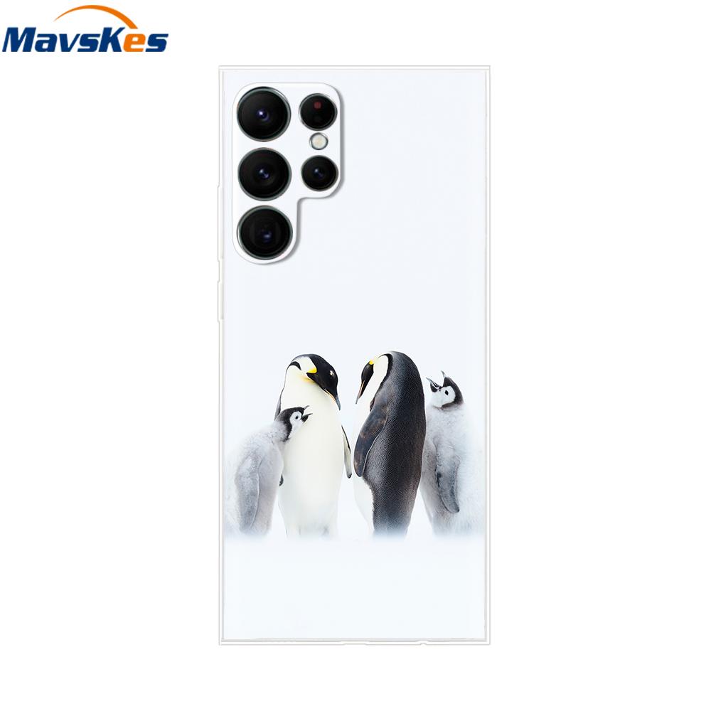 For Samsung Galaxy S22 Case S22 Ultra Transparent TPU Soft Silicon Cover For Samsung S22 Plus GalaxyS22+ Back Cases Phone Bumper