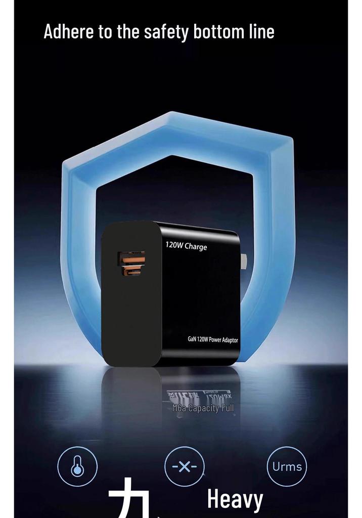 120W Galliumnitrid-Ladegerät für Huawei, Honor, Vivo, Realme, OPPO, OnePlus, Xiaomi