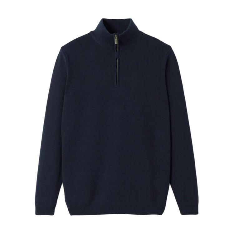 

DECATHLON INESIS MW500 Windproof Warm Comfortable Turtleneck Knit Men s Blue Black 3XL