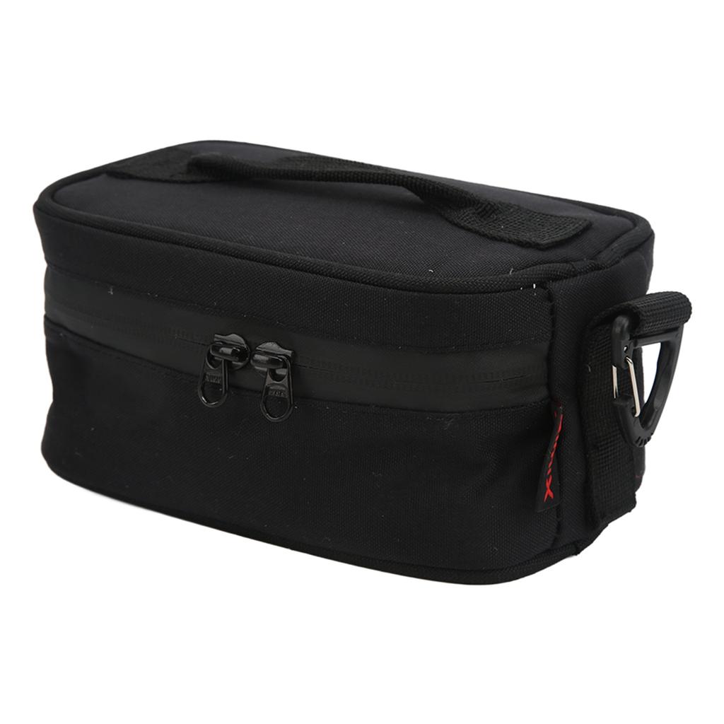 Insulated Lunch Bag Built In Insulation Layer Outdoor Picnic Bag Picnic Tote Bag for Camping Traveling Black