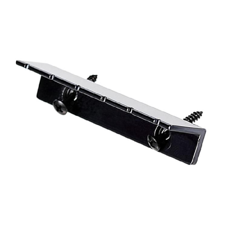 Black Metal Electric Guitar Nut Replacement For Enhanced Sound Stability And Easy Installation On 6 String Guitars